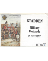 Stadden Military Postcard 12 Different No.006 - BMU 61-72 - British Regiments The Highland Light Infantry