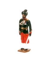 0032 1 Toy Soldier Officer 29th Bombay Infantry 2nd Baluchis 1890 Kit