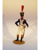 ToL 110 - Officer French foot Troops Napoleonic War 90mm Painted in matt