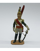 P122 France Dragoons of the Imperial Guard Officer Napoleonic Wars - Painted