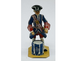P113 France Infantry Drummer French Royal Army 1745-60 - Painted