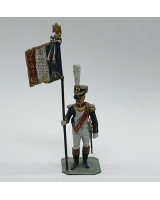 P130 France Infantry of the Line NCO with company colour Napoleonic Wars - Painted