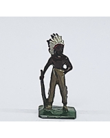 12-R-1 North American Indian with rifle 30mm SAE Madeira